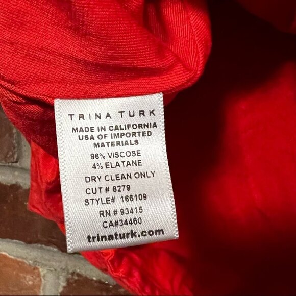 Trina Turk Spaghetti Strap Bubble Top Tank Medium - Picture 5 of 5